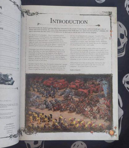 warhammer 40k 6th ed campaign: crusade of fire (2012)