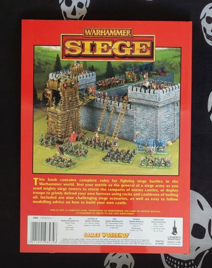 warhammer fantasy battles siege revised ed. (1998)