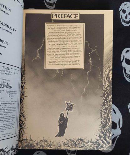 warhammer fantasy roleplay 1st ed warhammer adventure: enemy within campaign parts 1 to 3 (1989)