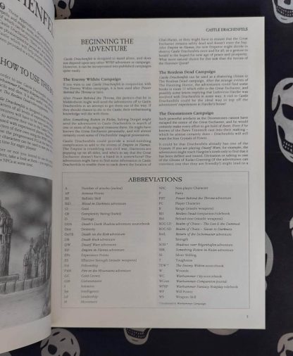 warhammer fantasy roleplay 1st ed castle drachenfels (1991)