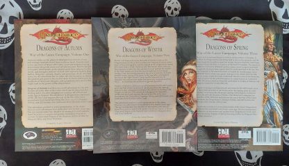 dragonlance set: war of the lance chronicles dragons of autumn winter and spring d20 system (sovereign press, 2006 8)