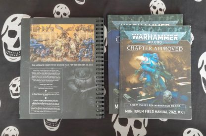 warhammer 40k 9th ed. chapter approved grand tournament mission pack and munitorum field manuals 2020 and 2021 mark 1