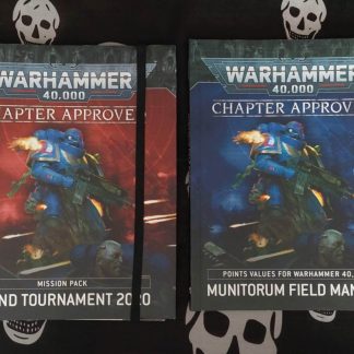 warhammer 40k 9th ed. chapter approved grand tournament mission pack and munitorum field manual 2020
