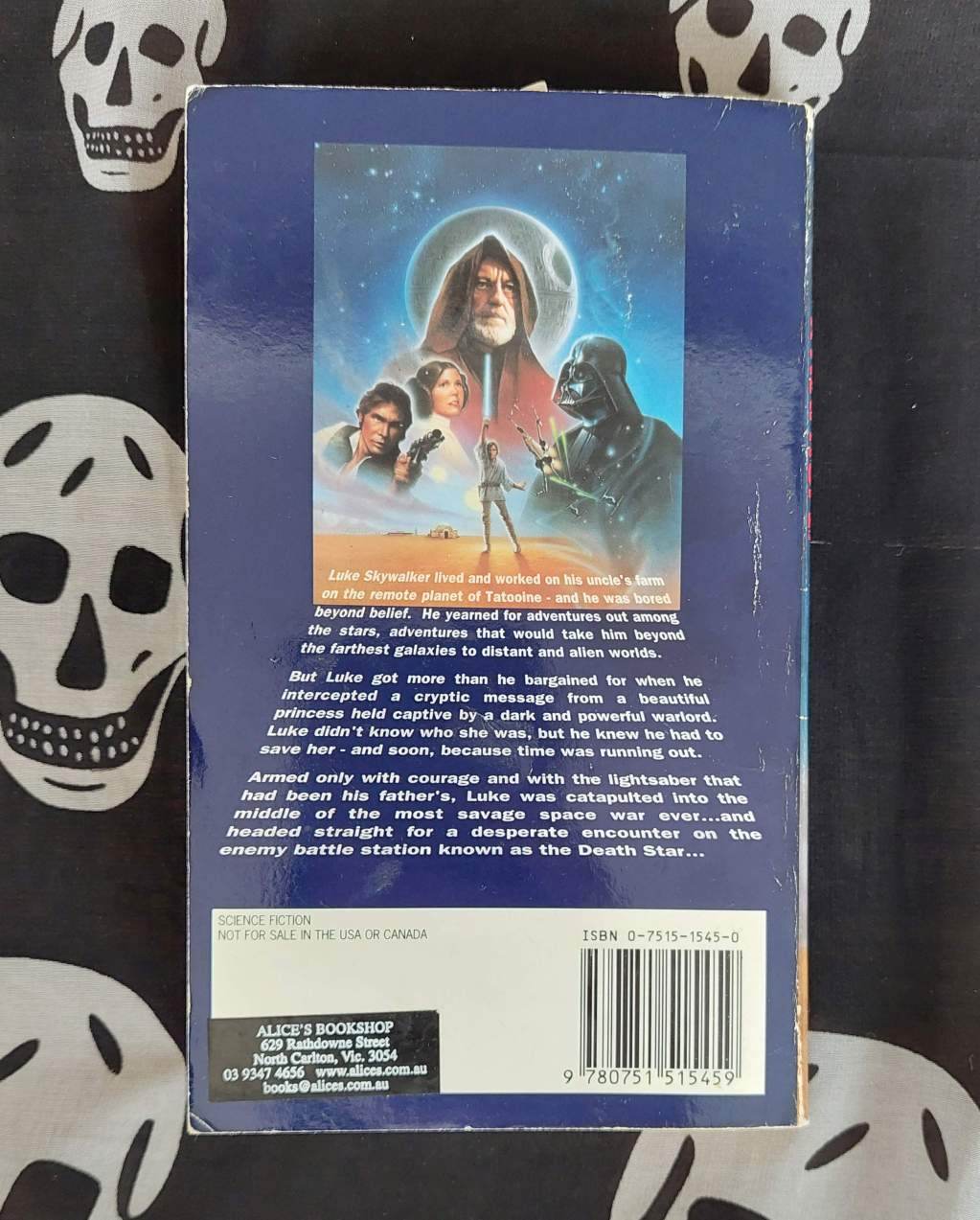 star wars novel a new hope by george lucas et al. (1995)