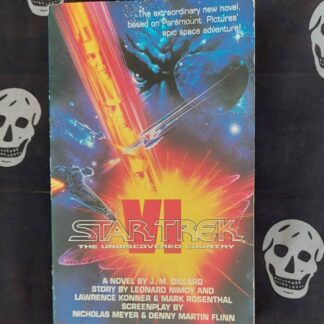 star trek iv novel undiscovered country (1992) as is