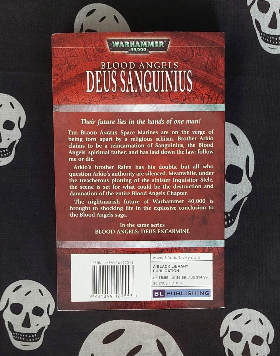 warhammer 40k novel: blood angels book 2 deus sanguinius (2005)