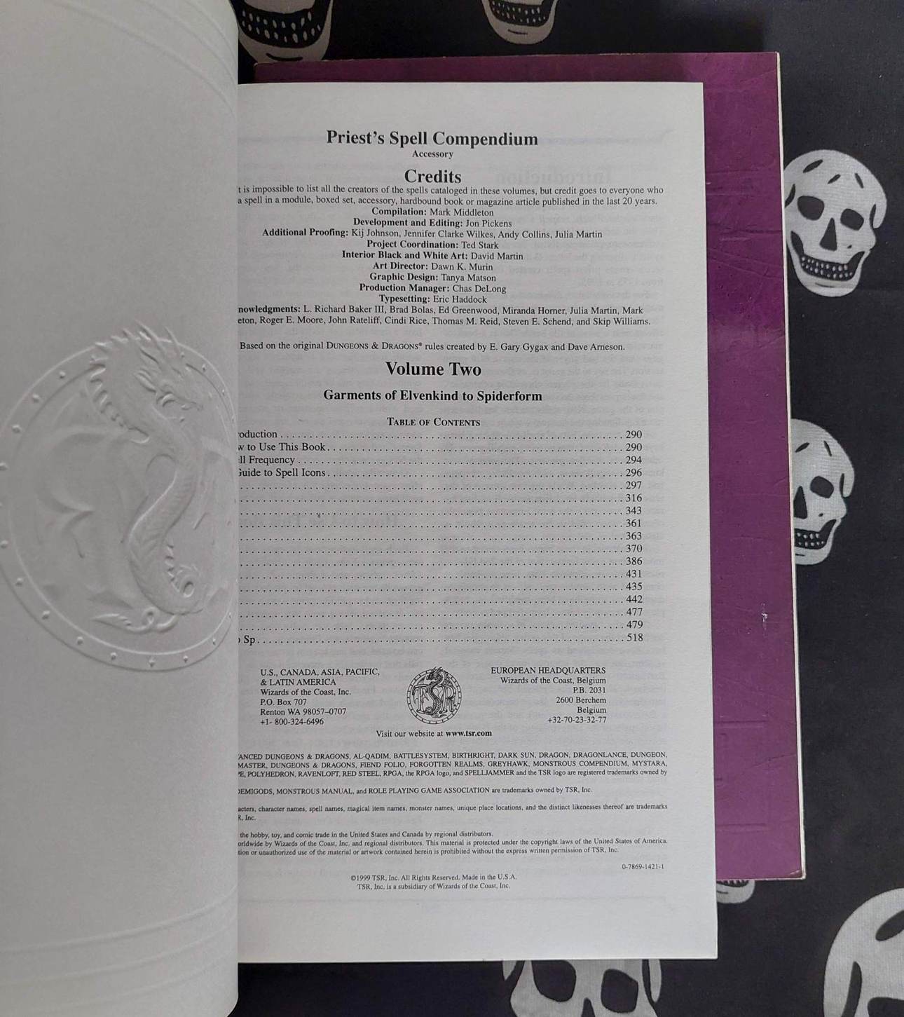 advanced dungeons & dragons rpg 2nd ed priest's spell compendiums set vol.s 1 2 & 3 (1999 2000)