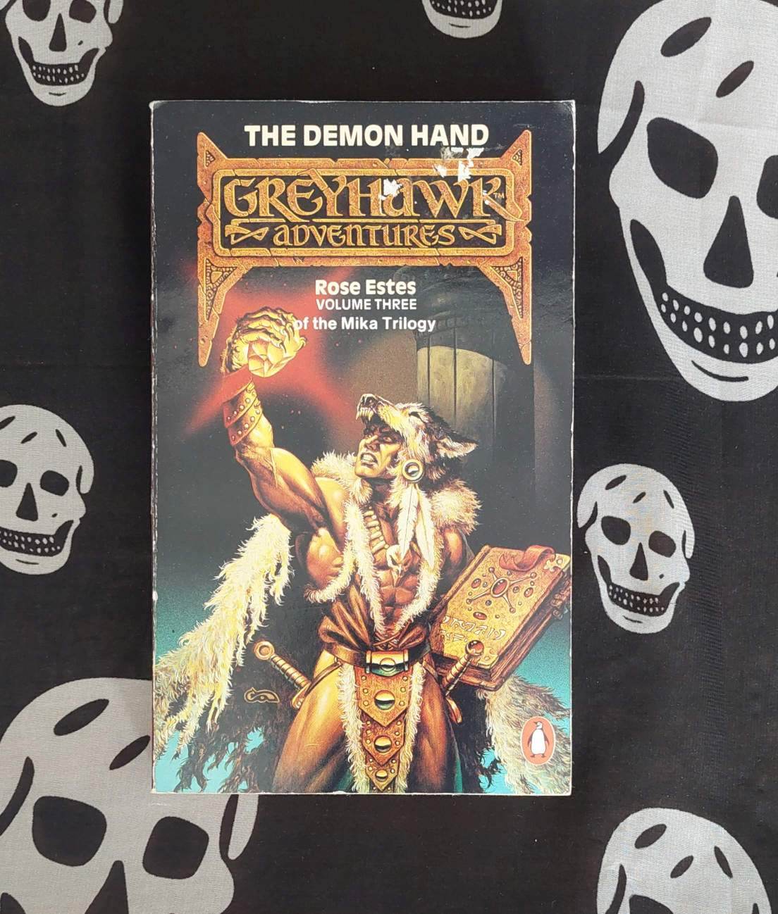 greyhawk adventures novels: mika series vol.s 2 and 3 price of power and demon hand (1988)