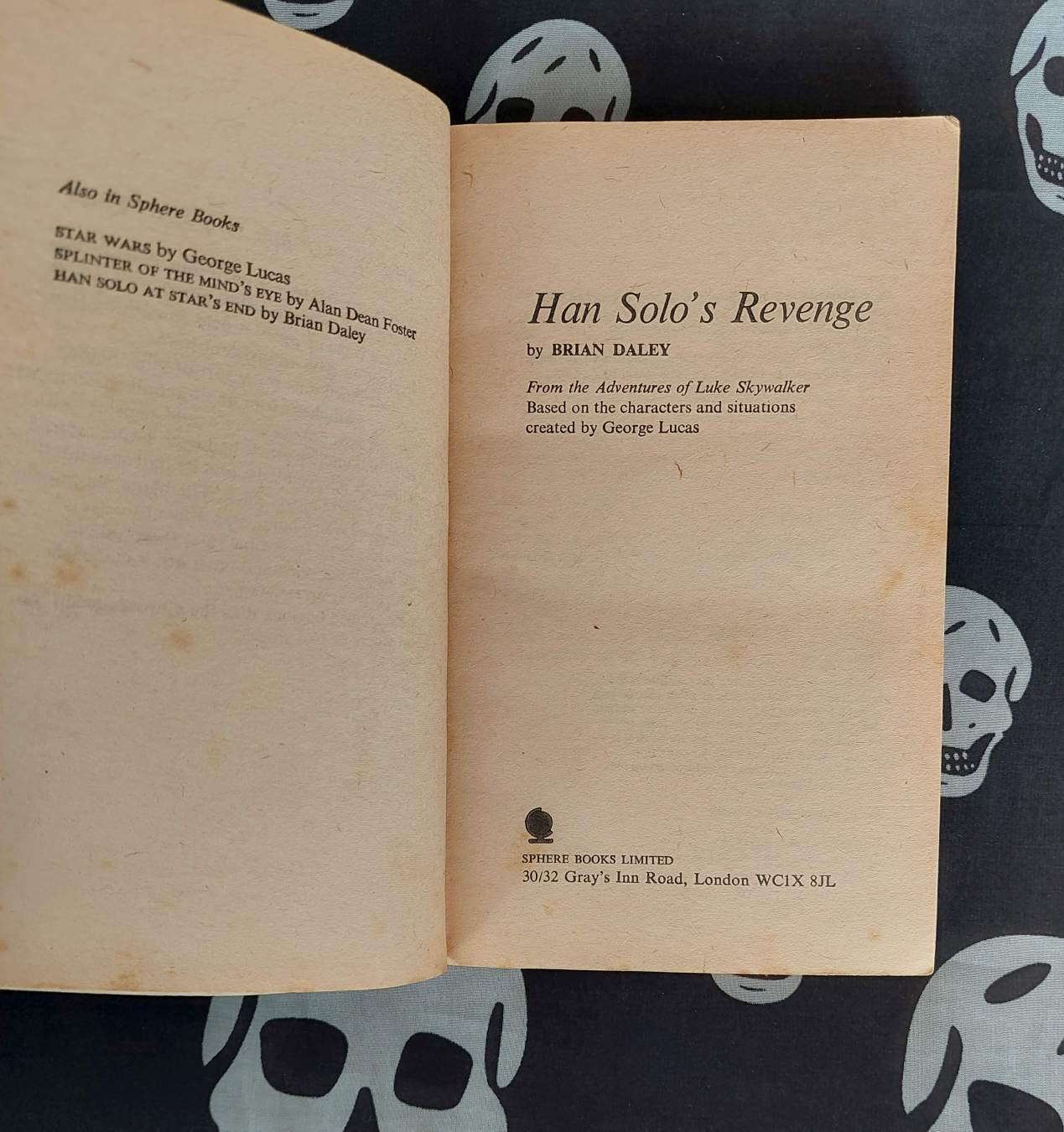 star wars novel han solo's revenge (1980 approx)