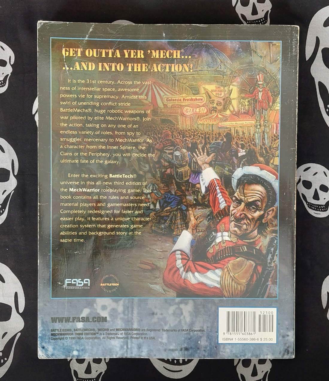 mechwarrior rpg: 3rd edition core rulebook (fasa 1999)