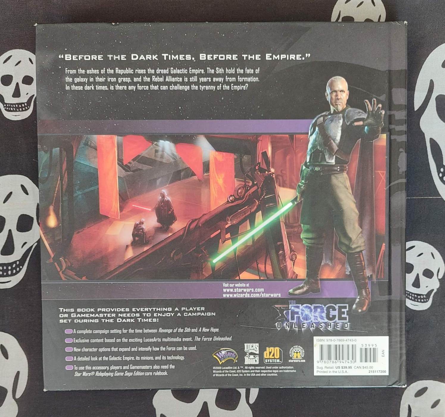 star wars rpg saga ed: campaign guide the force unleashed (2008)