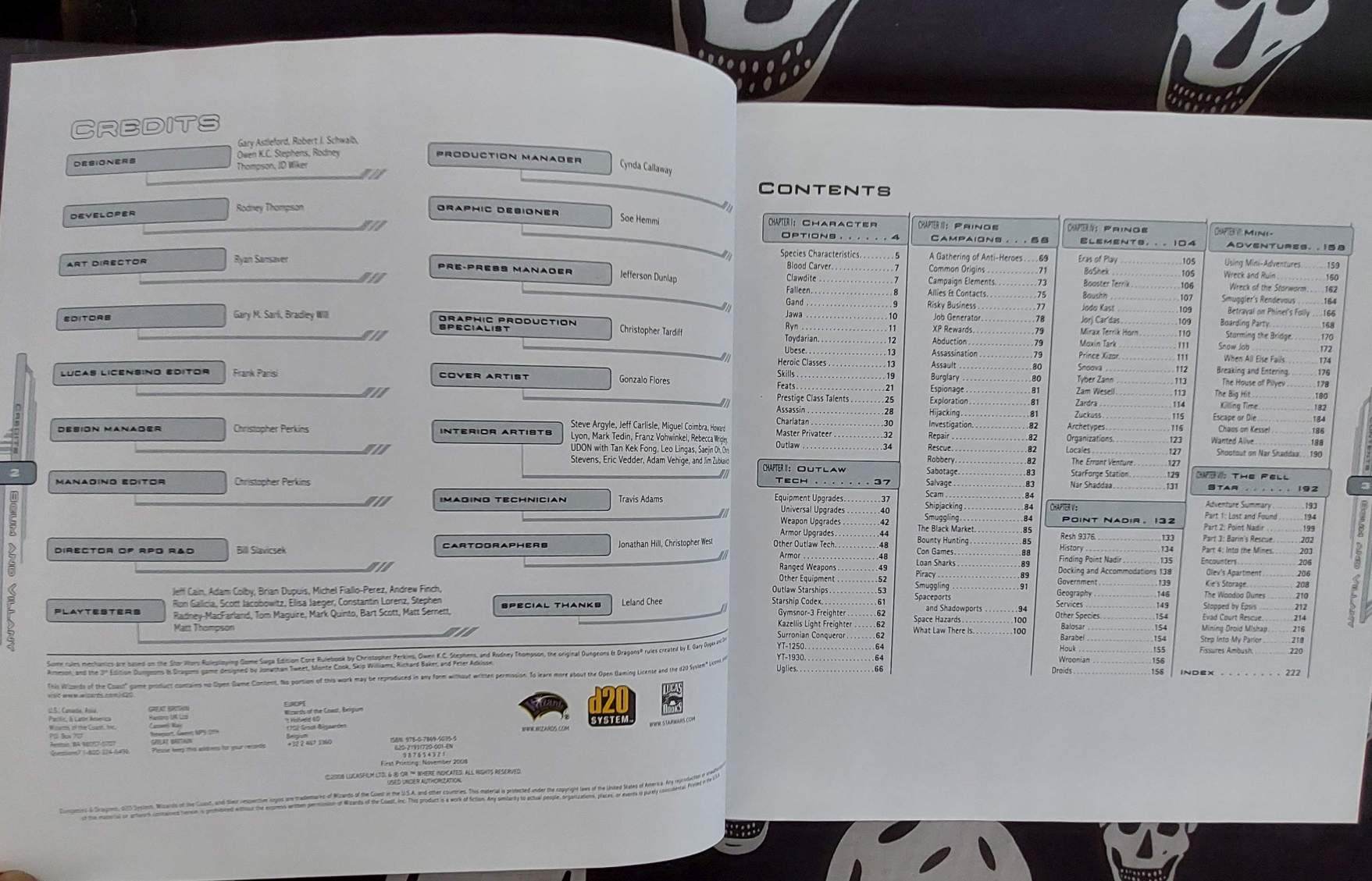 star wars rpg saga ed: campaign guide scum and villainy (2008)